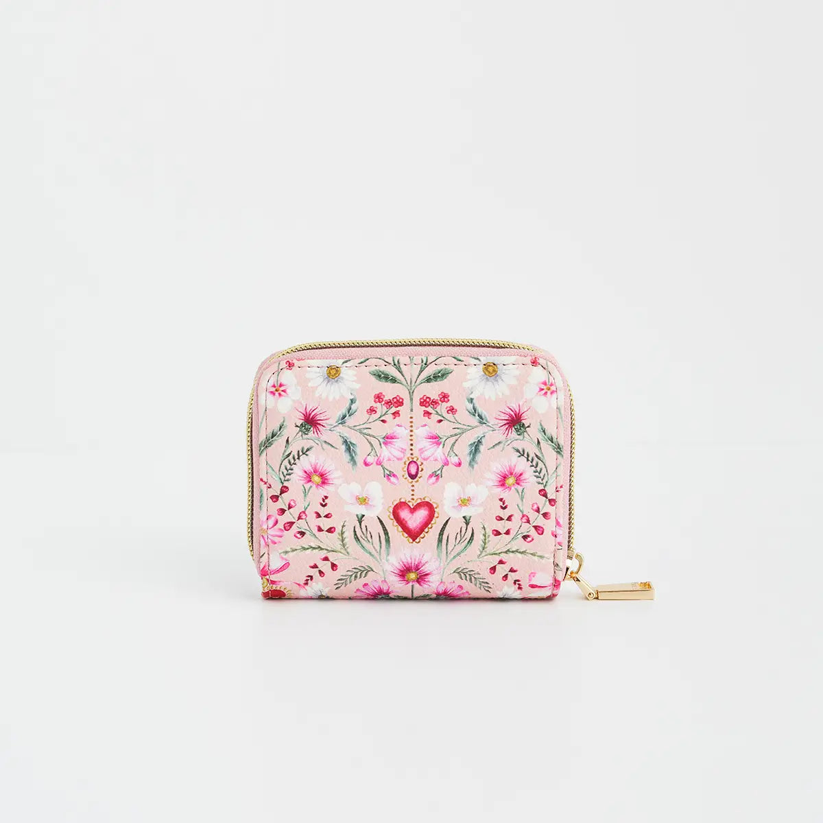Floral Heart Pink Wallet by Fable England