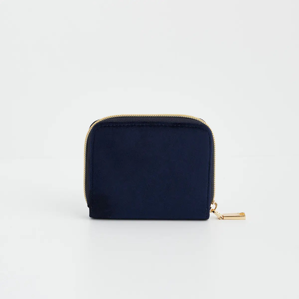 Floral Navy Velvet Wallet by Fable England