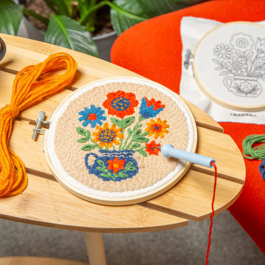 Flower Bouquet Punch Needle Kit