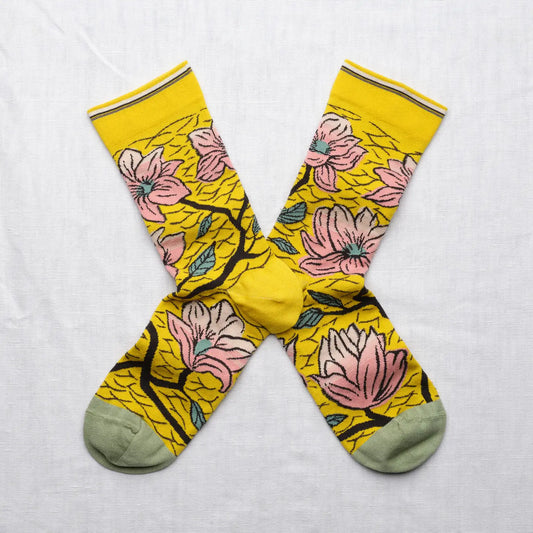 Flower Socks Sulfur