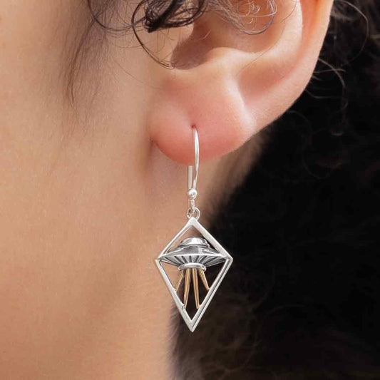 Flying Saucer Earrings