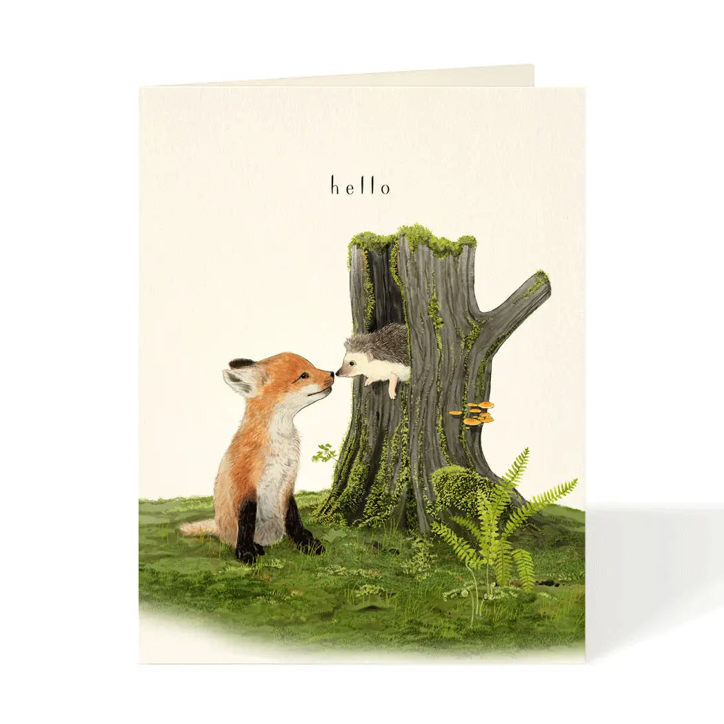 Fox and Hedgehog - Everyday Friendship Greeting Card