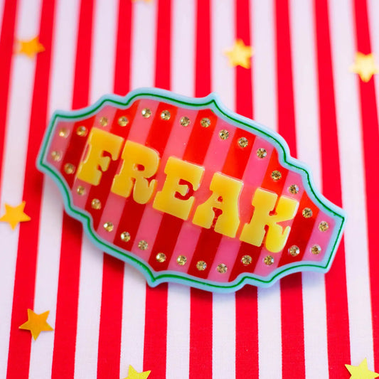 Freak Rhinestone Hair Clip