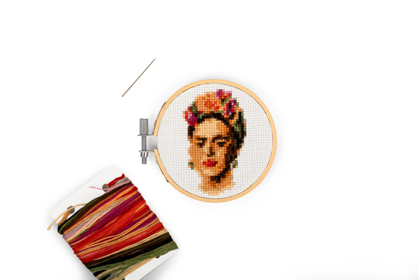 Frida Kahlo Mini Cross Stitch Kit