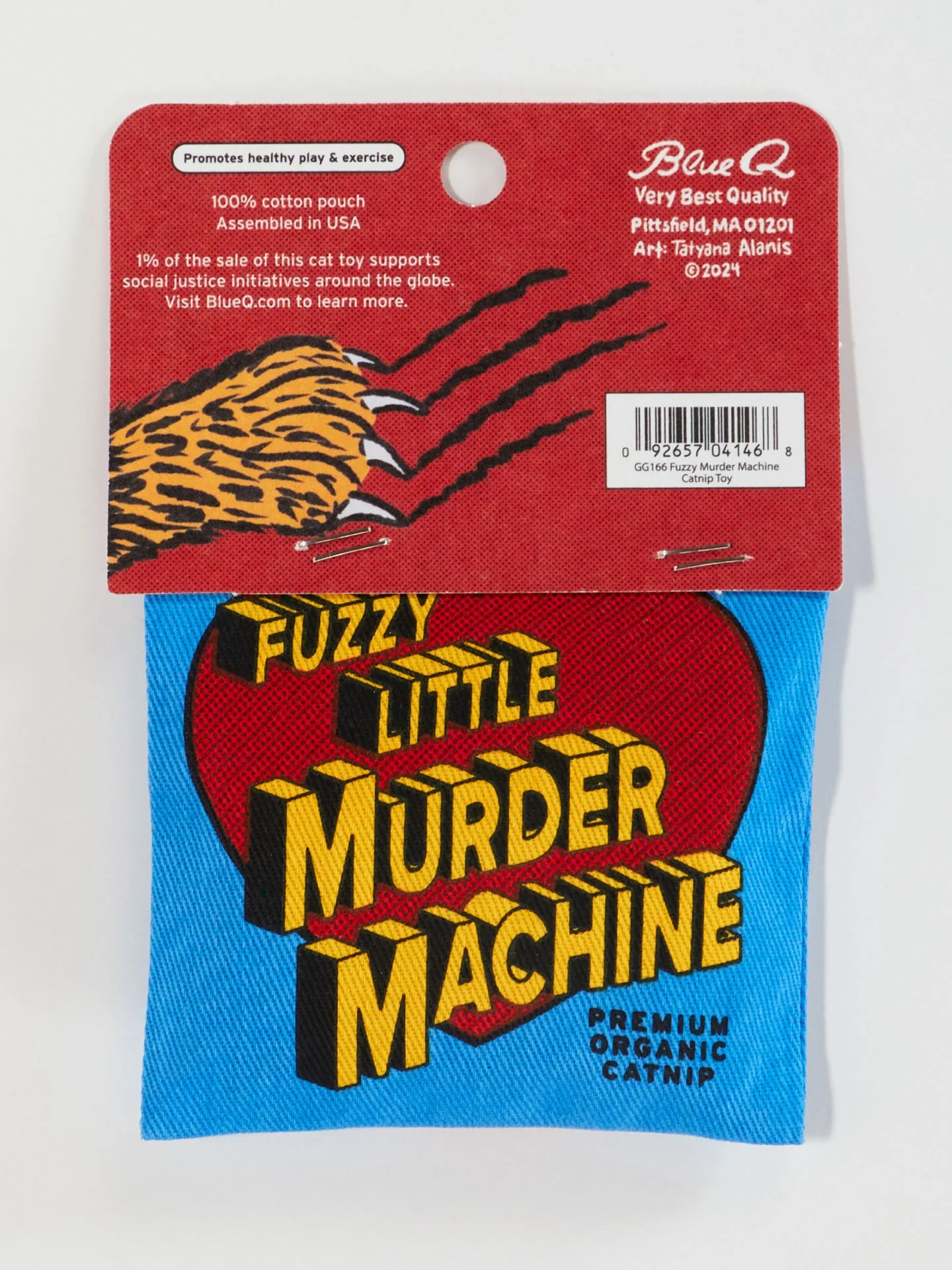 Fuzzy Little Murder Machine Catnip Toy