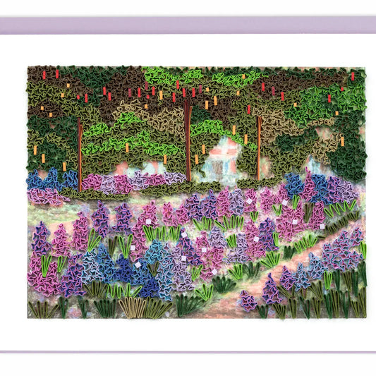 Garden At Giverny Artist's Series Quilling Card