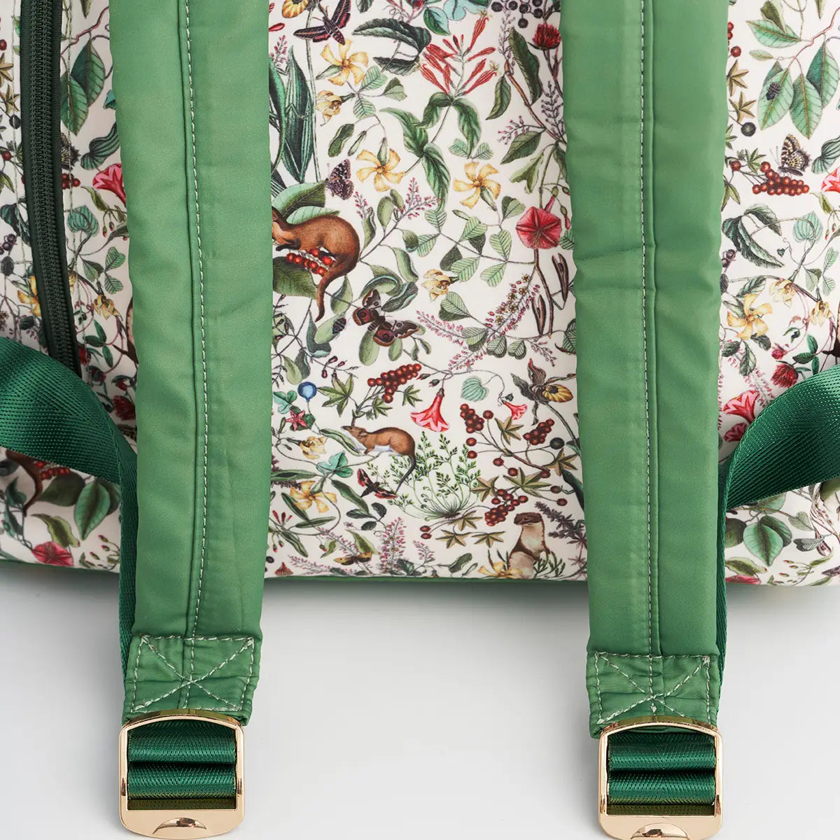 Garden Floral Cream Backpack by Fable England