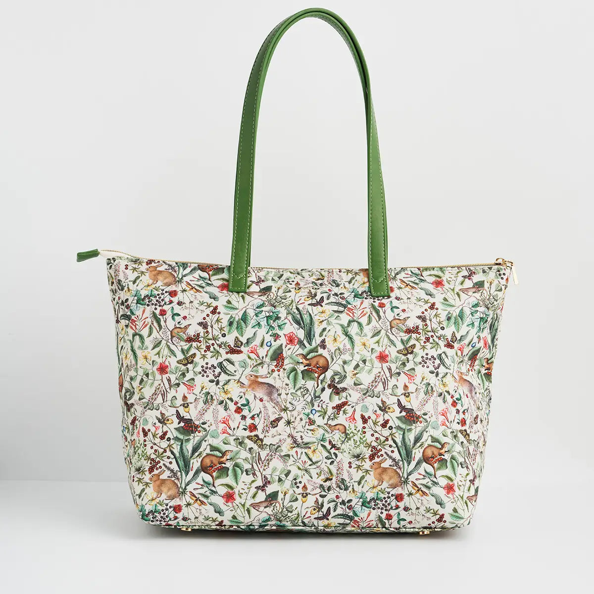 Garden Floral Cream Grab Tote by Fable England