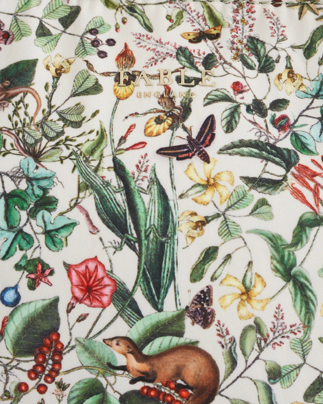 Garden Floral Cream Grab Tote by Fable England