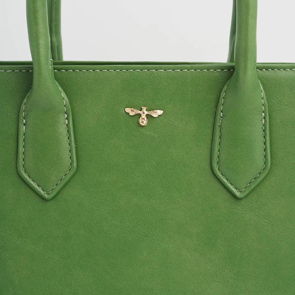 Garden Floral Green Structured Tote by Fable England