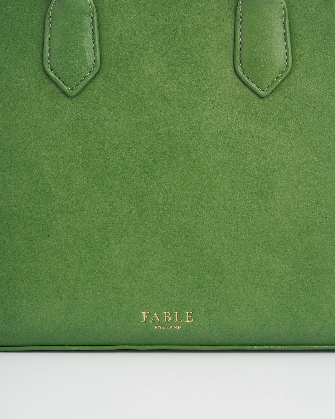Garden Floral Green Structured Tote by Fable England