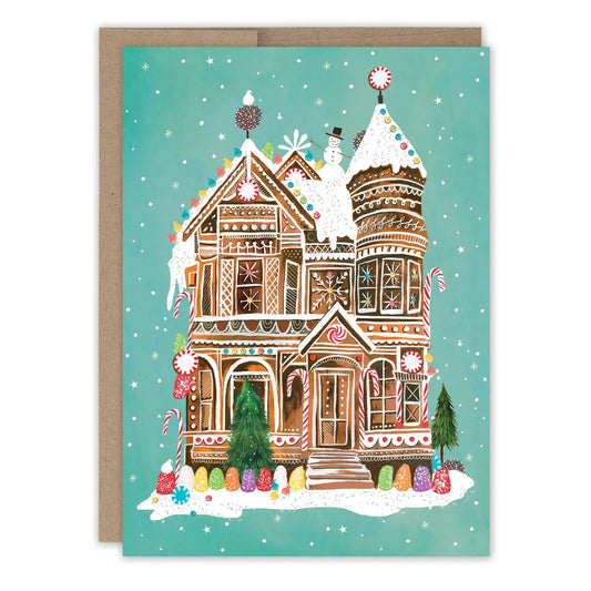 Gingerbread House Holiday Card