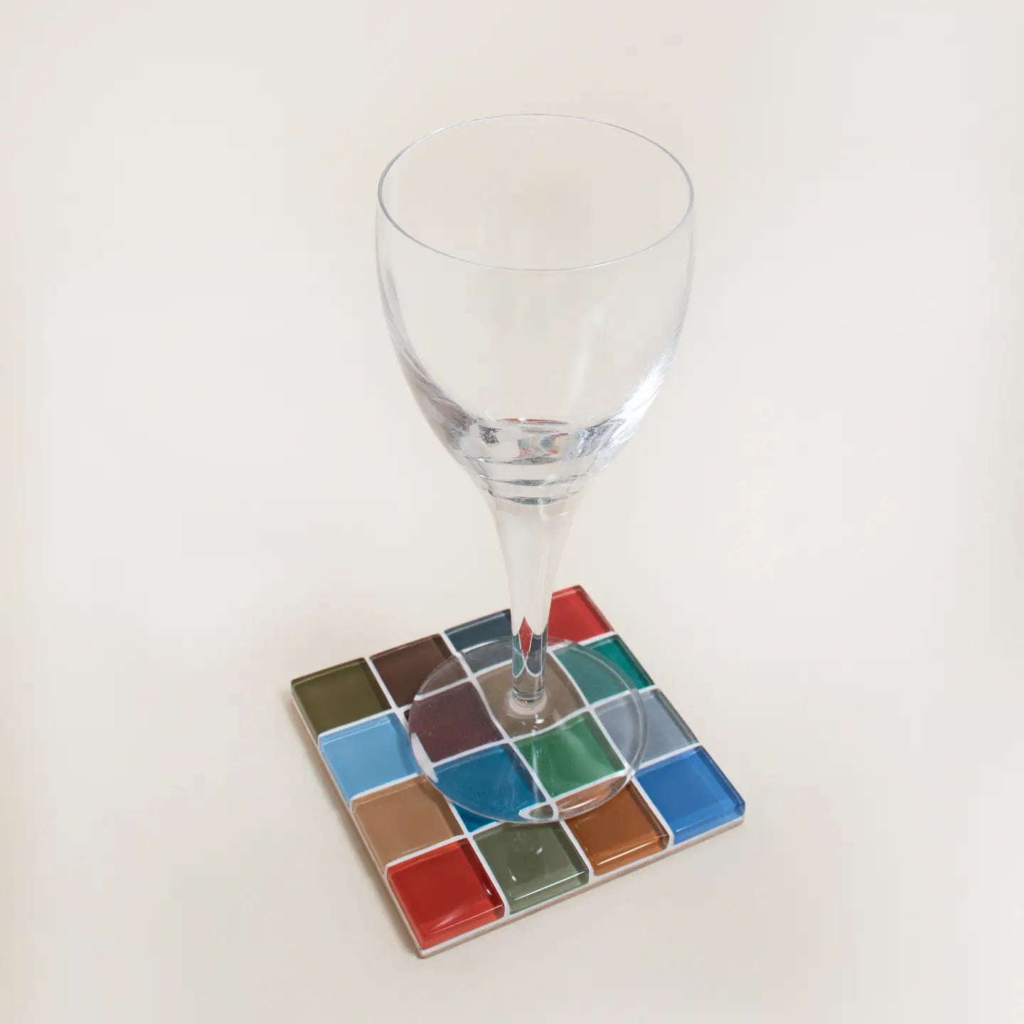 Glass Tile Coaster - the Autumn Sprinkles