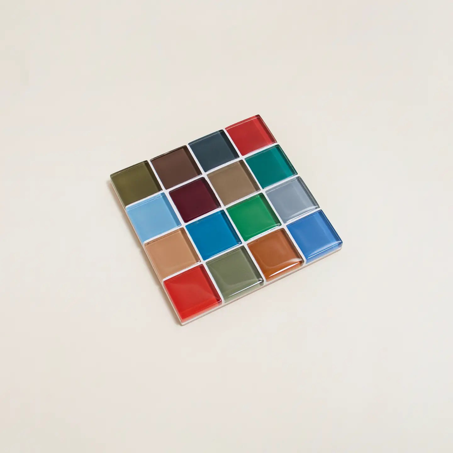 Glass Tile Coaster - the Autumn Sprinkles