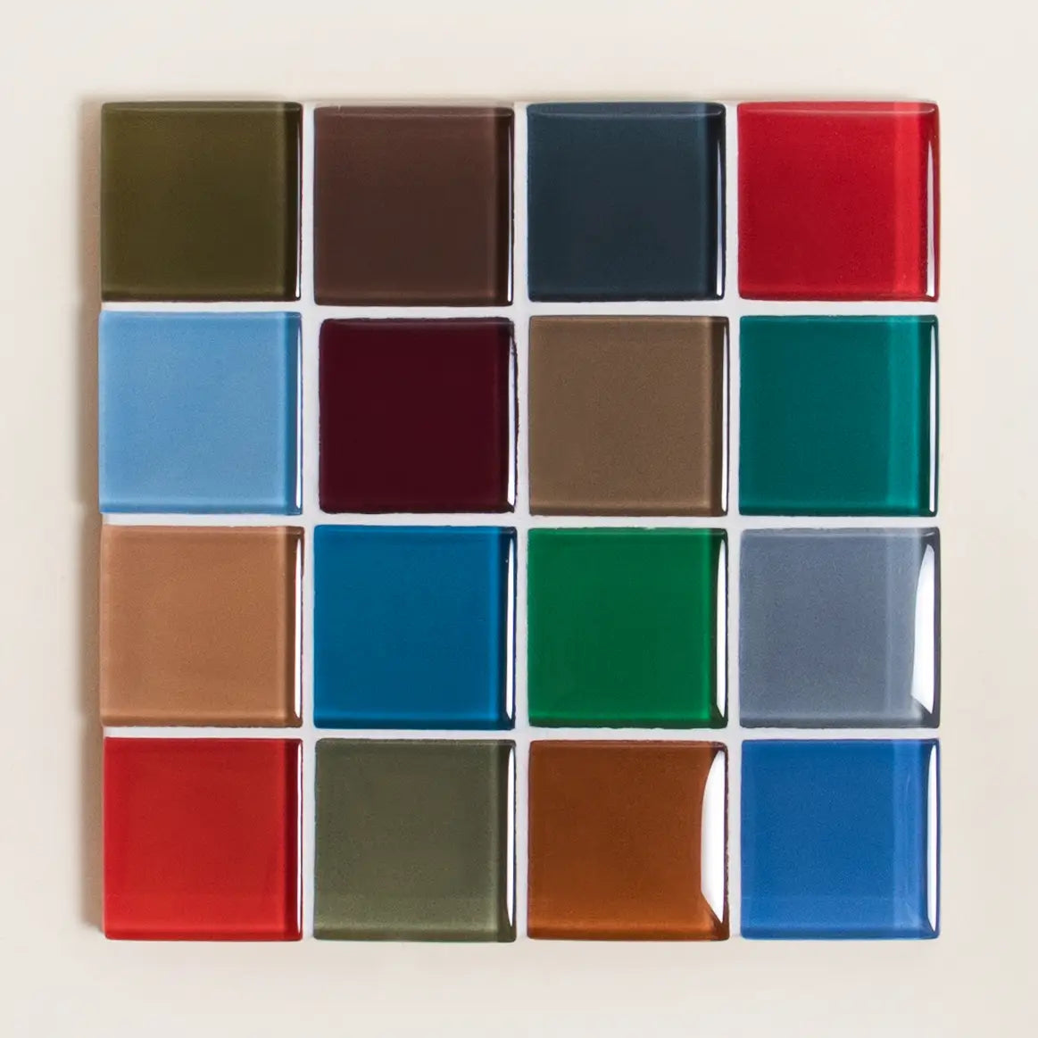 Glass Tile Coaster - the Autumn Sprinkles