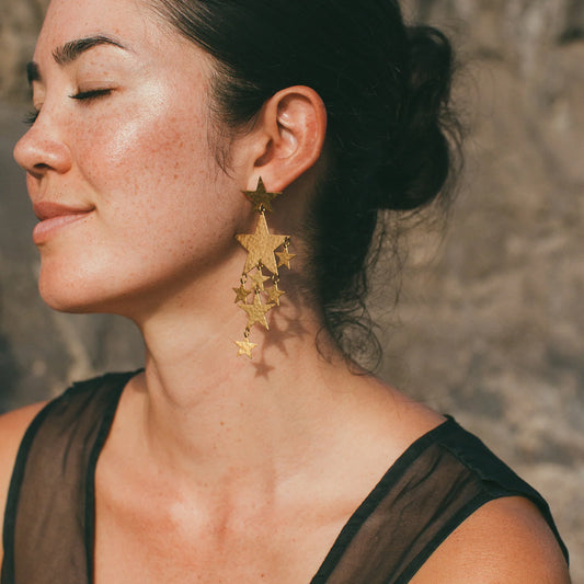 Gold Constellation Earrings