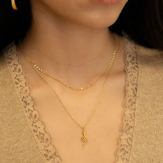 Gold Snake Necklace