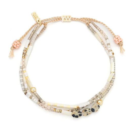 Golden Hour Mixed Media Bracelet