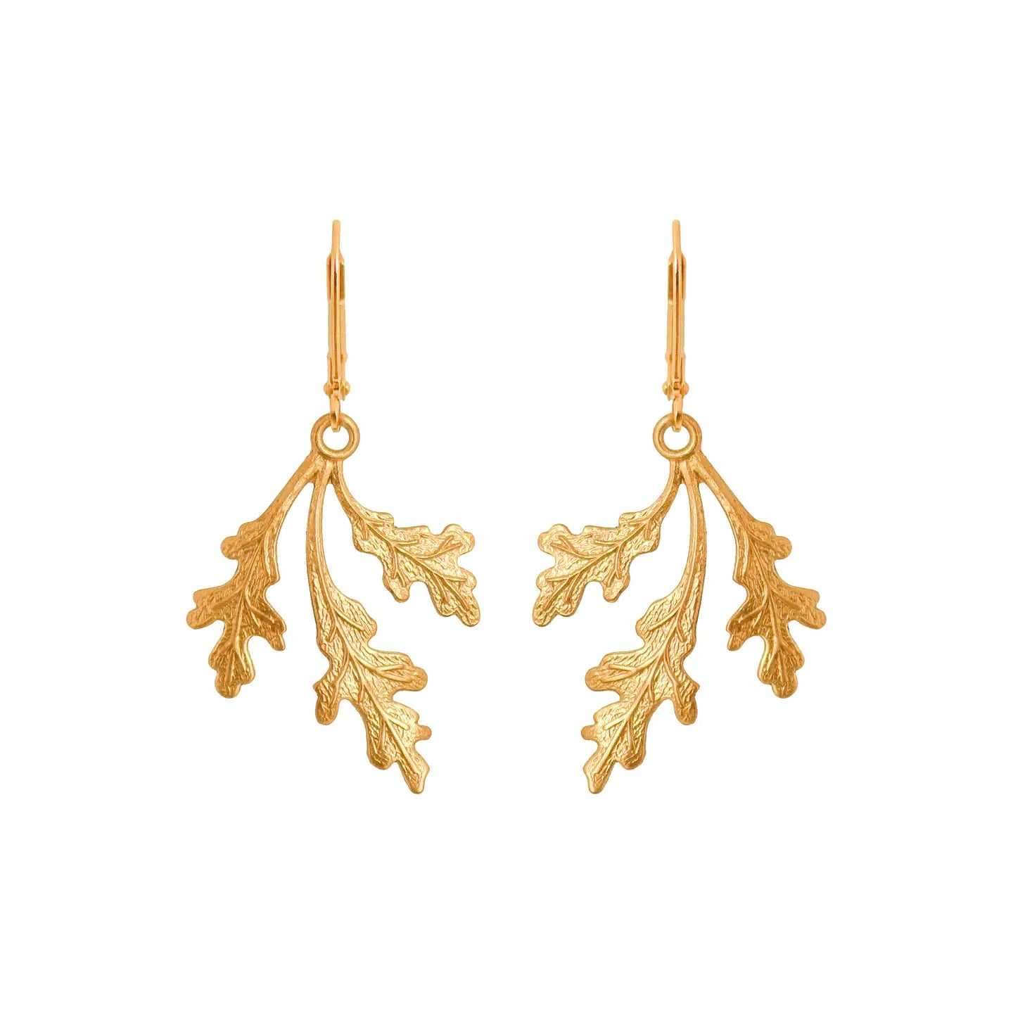 Golden Oak Earrings by We Dream in Colour