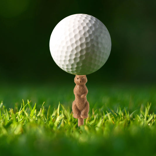 Gopher the Caddie Golf Tee