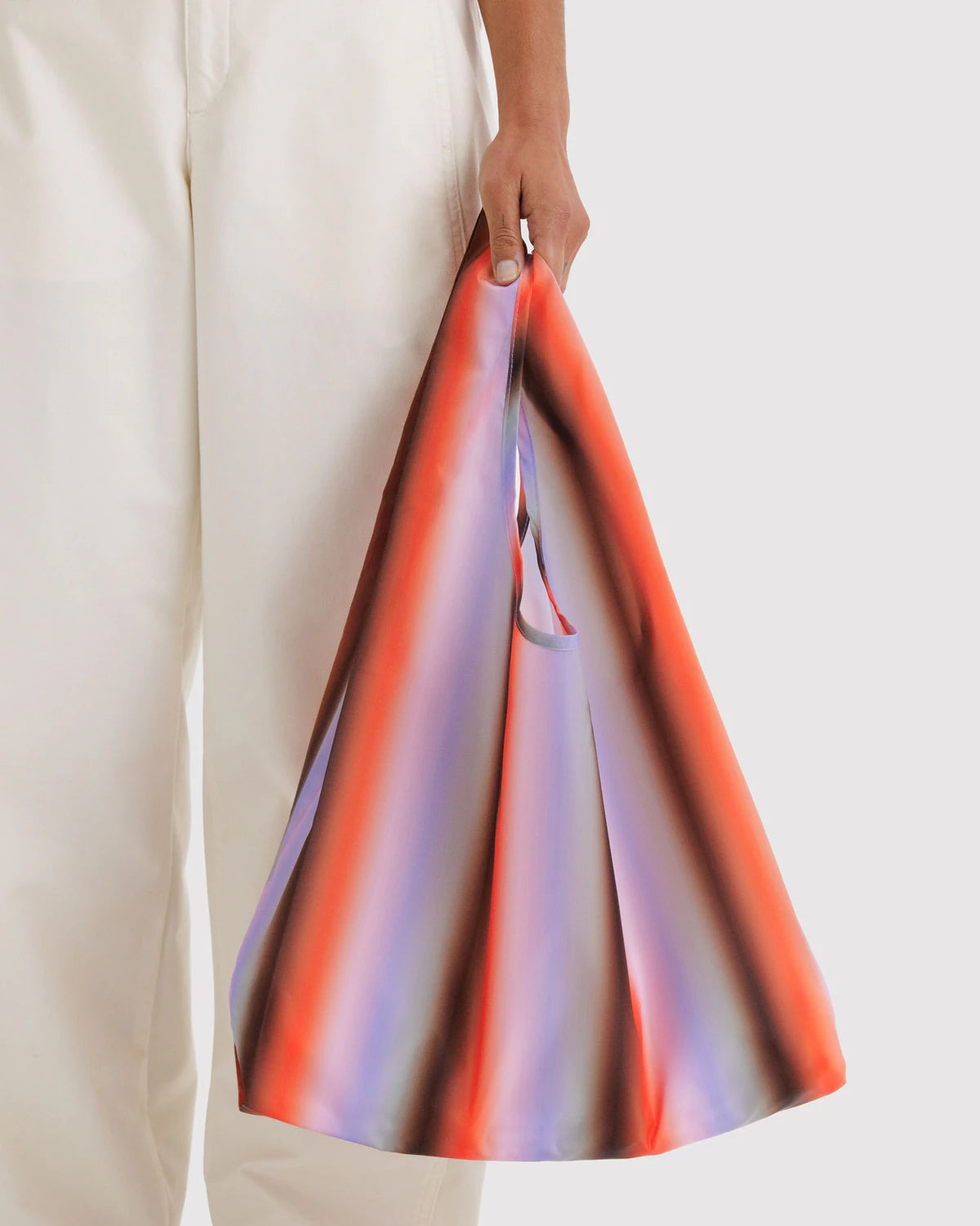 Gradient Stripe Poppy & Lilac Standard Baggu