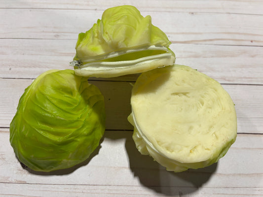 Green Cabbage Coin Purse