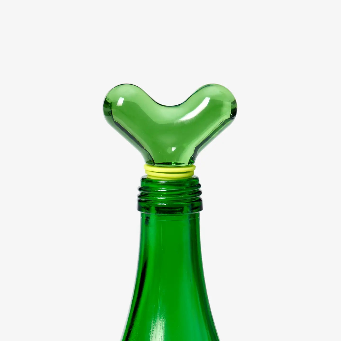 Green Hobknob Bottle Stopper