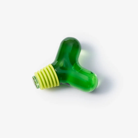 Green Hobknob Bottle Stopper