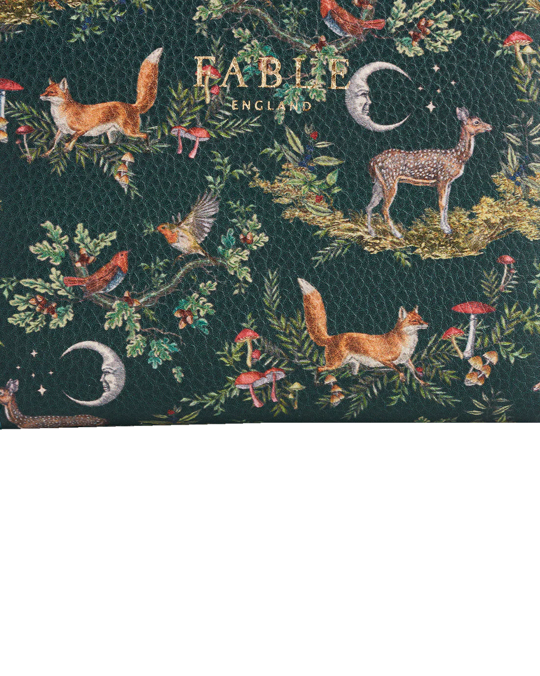 Green Into the Woods Small Wallet by Fable England