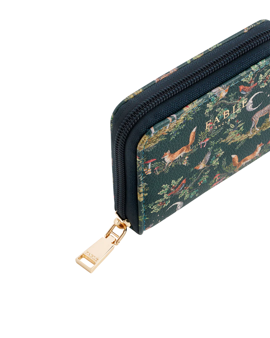 Green Into the Woods Small Wallet by Fable England