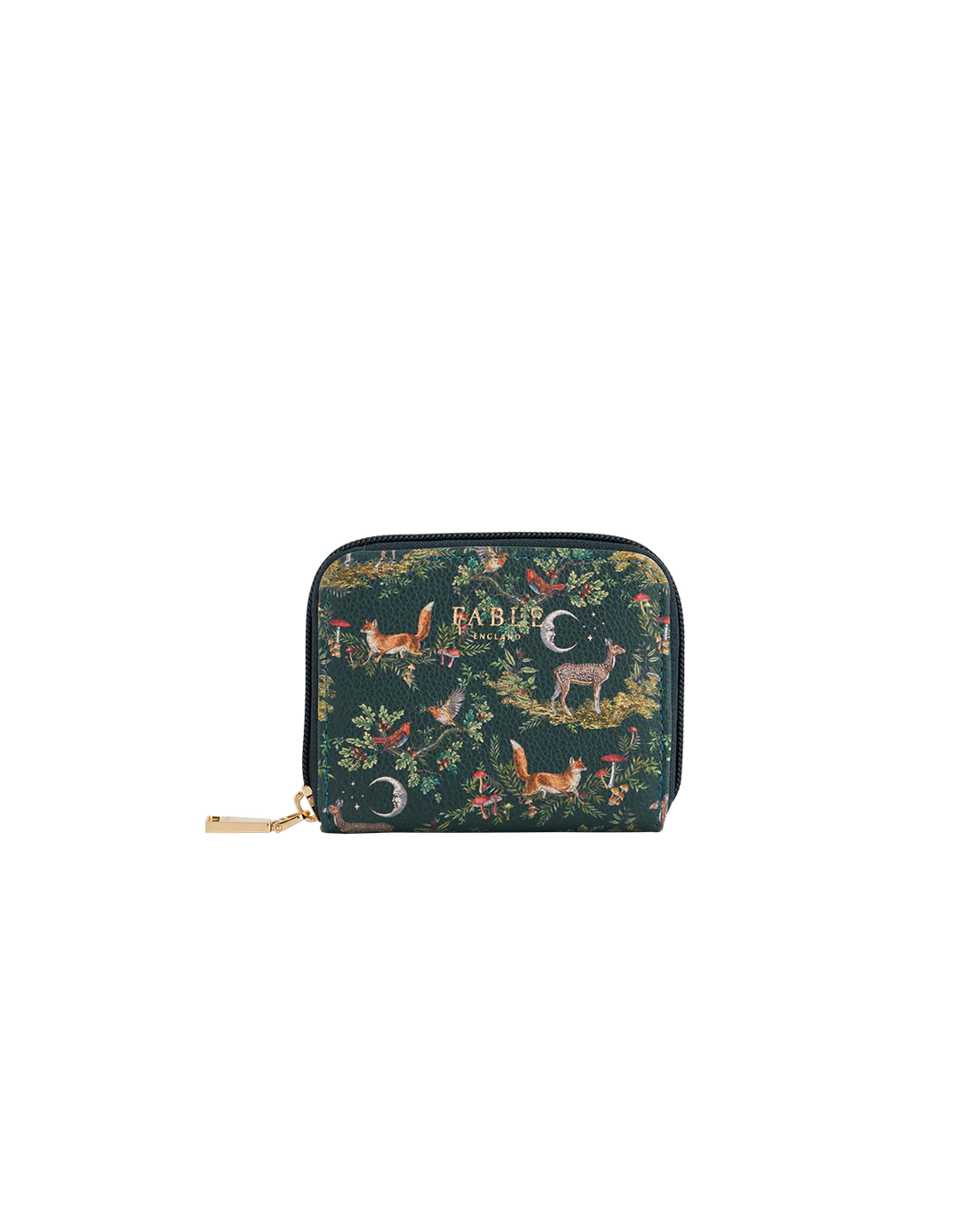Green Into the Woods Small Wallet by Fable England