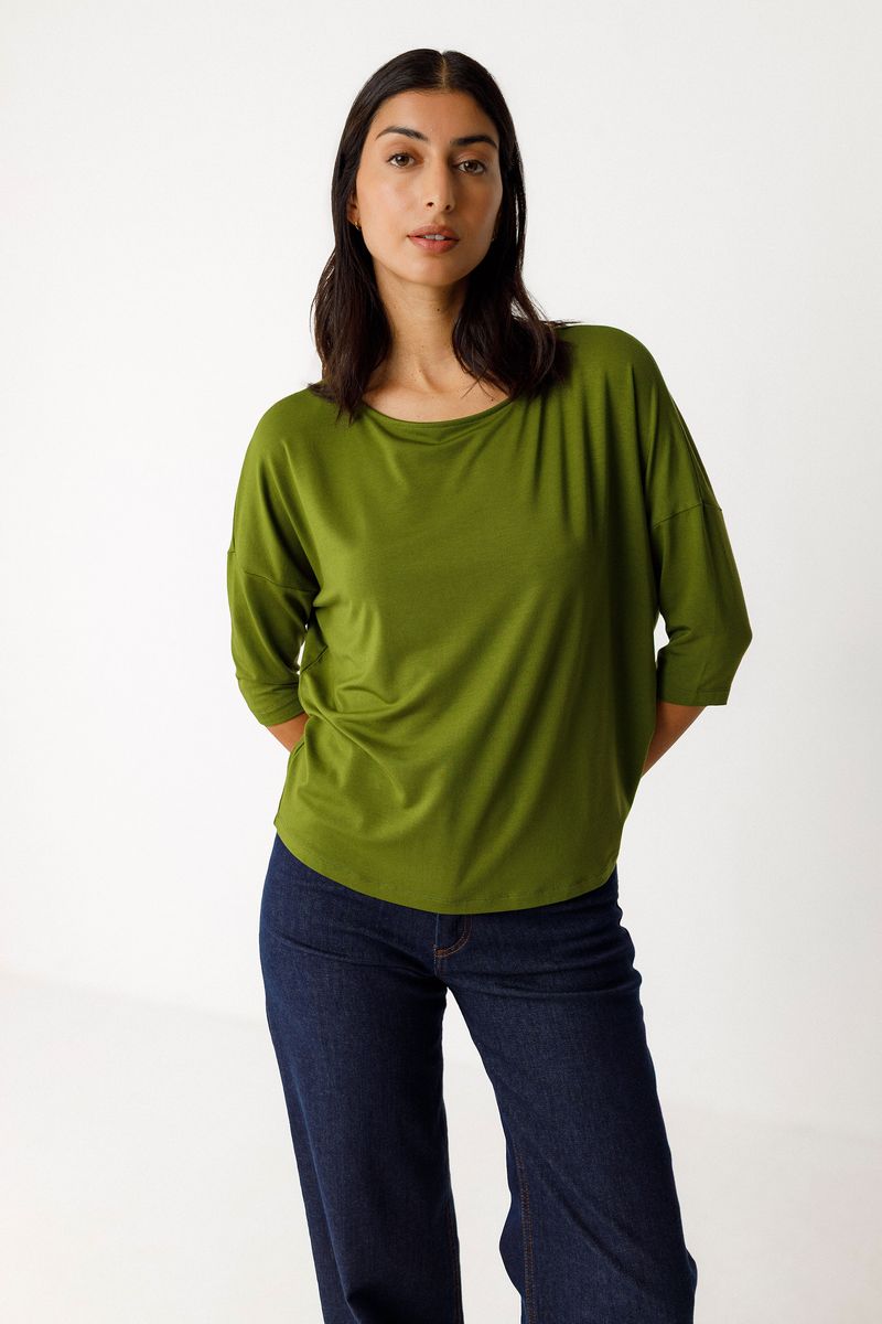 Green Zur Shirt by SKFK