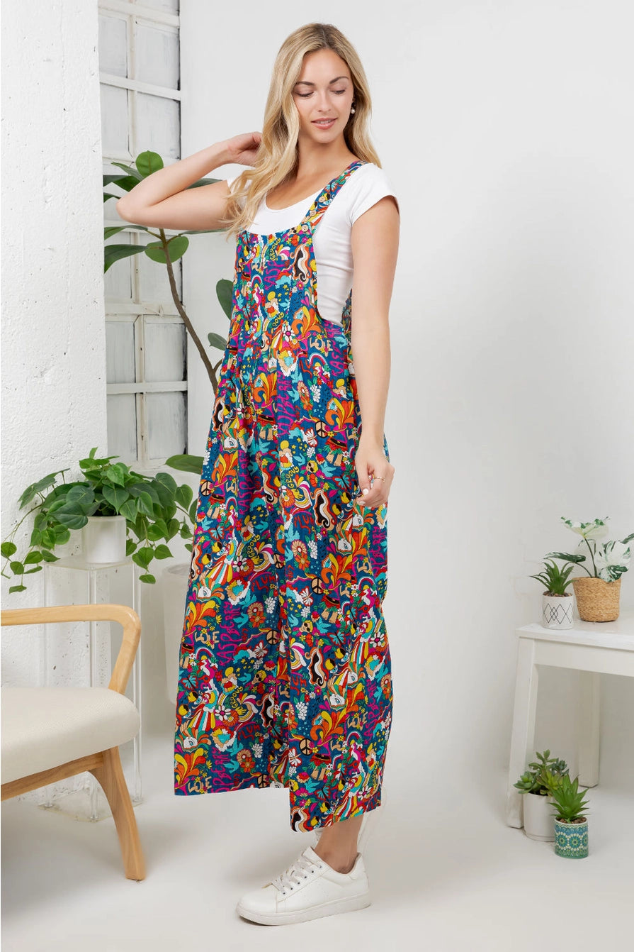 Groovy Peace Lightweight Overalls