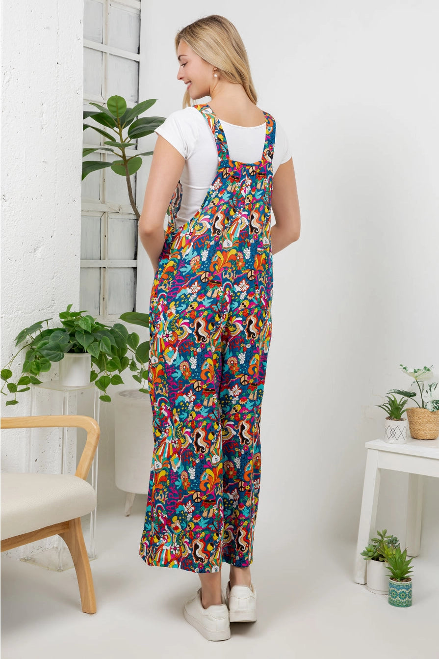 Groovy Peace Lightweight Overalls