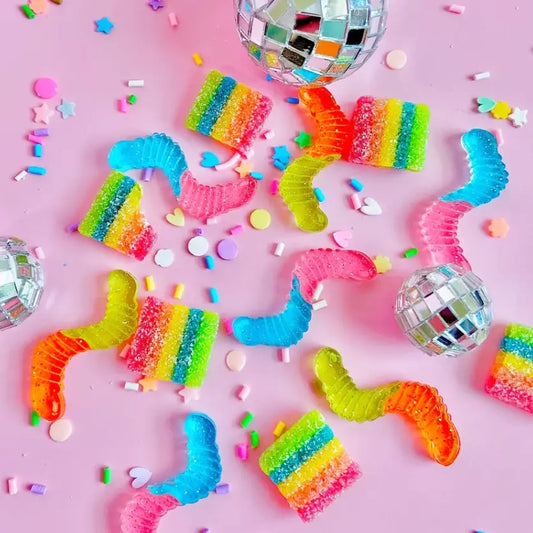 Gummy Worm Earrings