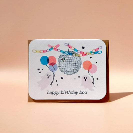 Happy Birthday Boo Card