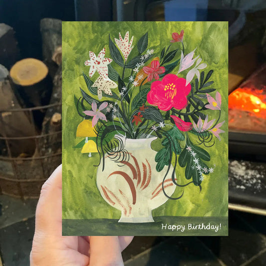 Happy Birthday Wildflowers Greeting Card
