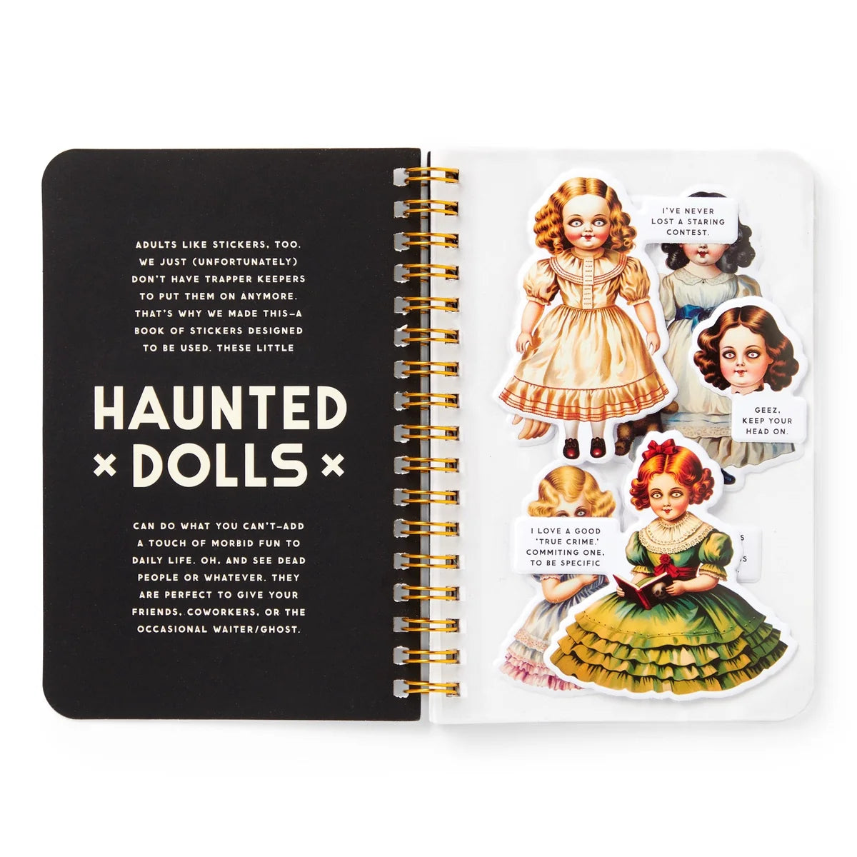Haunted Dolls Sticker Book