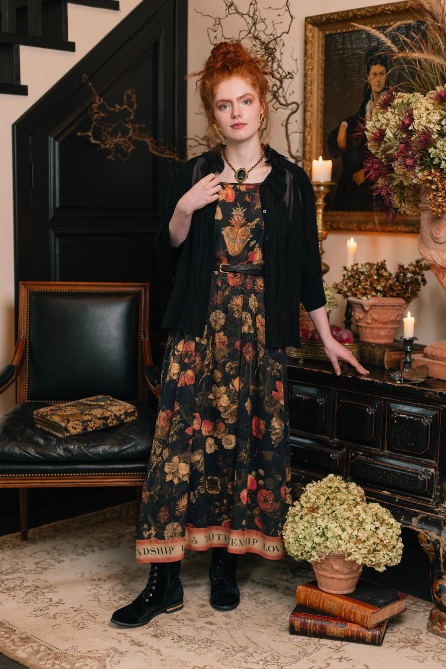 Heart of Gold Bohéme  Maxi Slip Dress