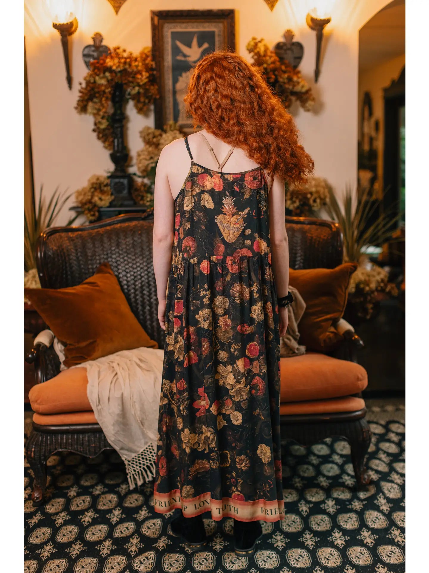 Heart of Gold Bohéme  Maxi Slip Dress