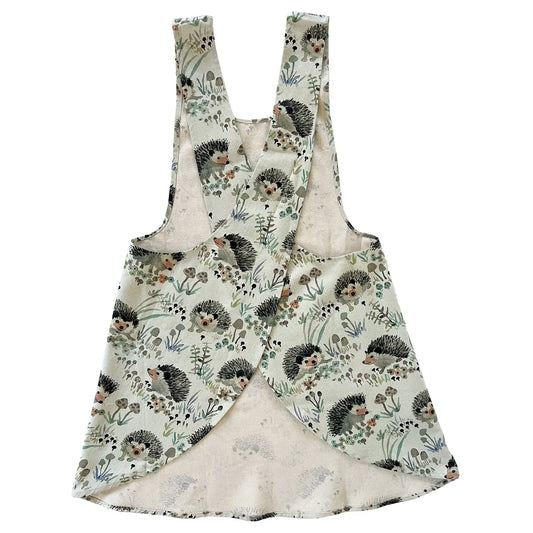 Hedgehogs in Fog Pinafore Apron