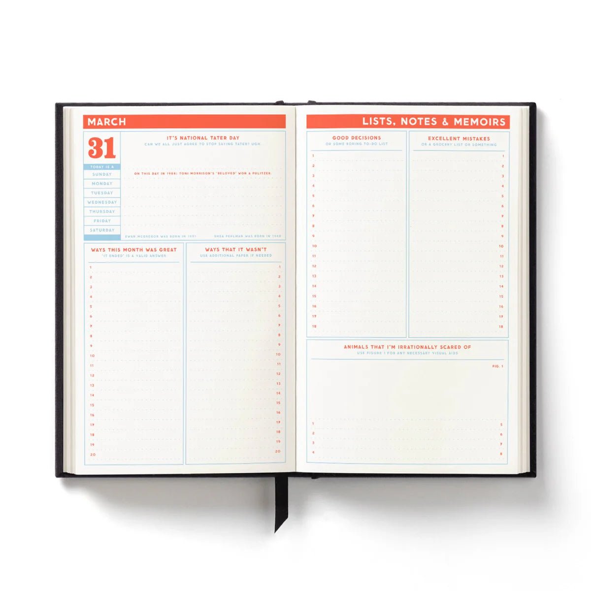 Hidden Agenda Undated Mini Planner