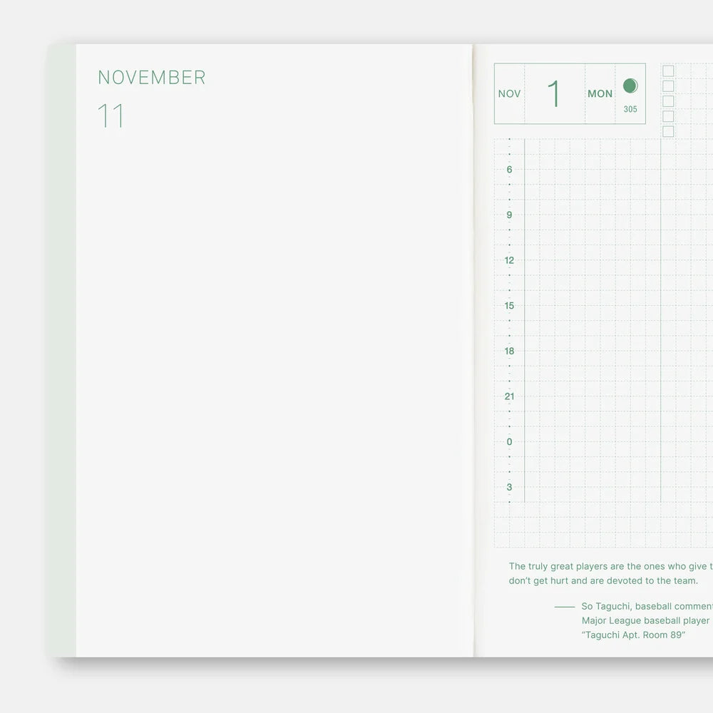 Hobonichi 2027 Planner / Hon A5 Hiroko Kubota
