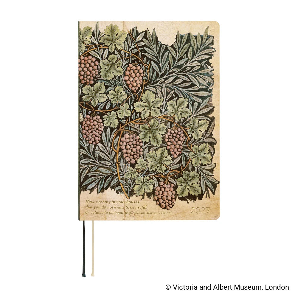 Hobonichi 2027 Planner / Hon A5 V&A Series / Vine