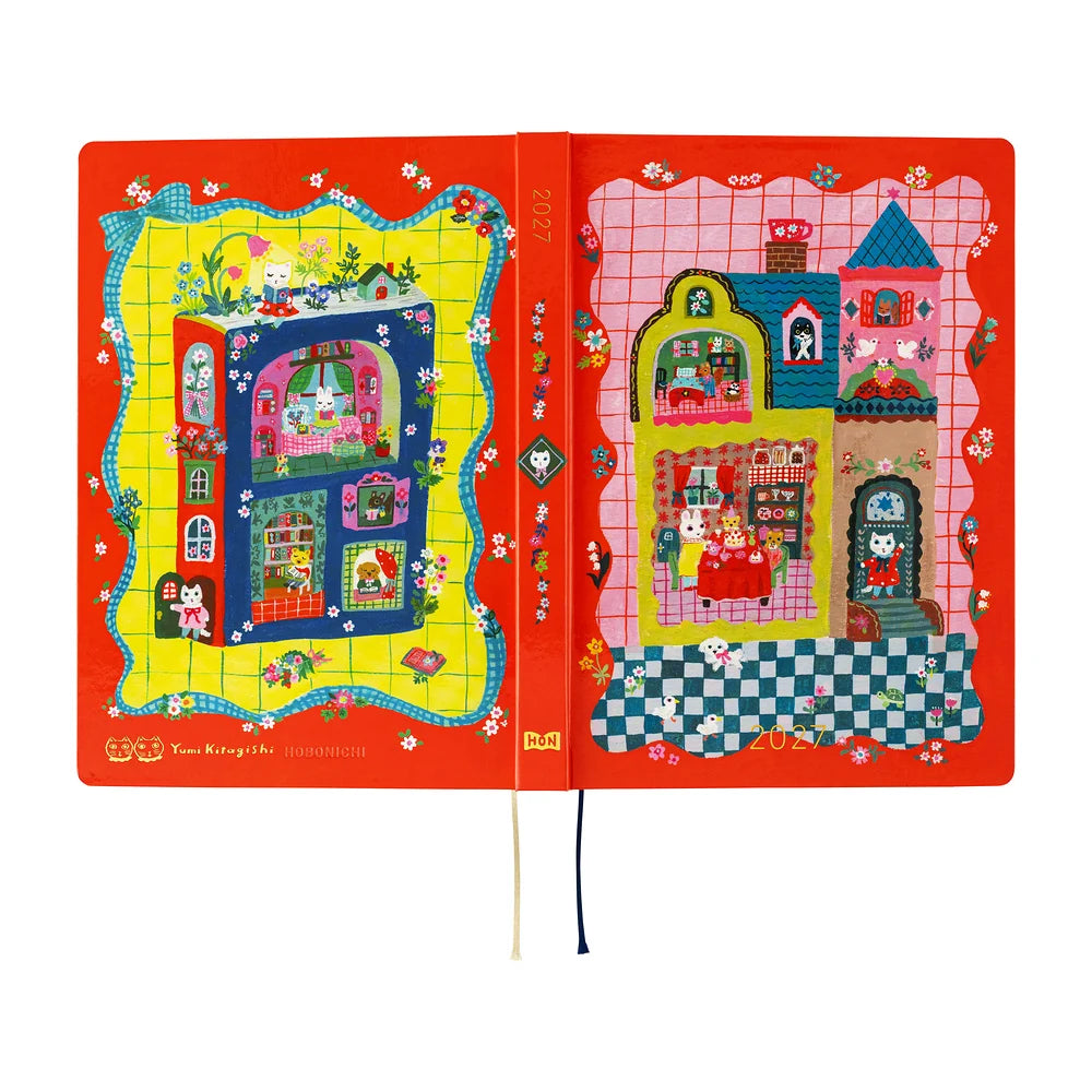 Hobonichi 2027 Planner / Hon A5 Yumi Kitagishi