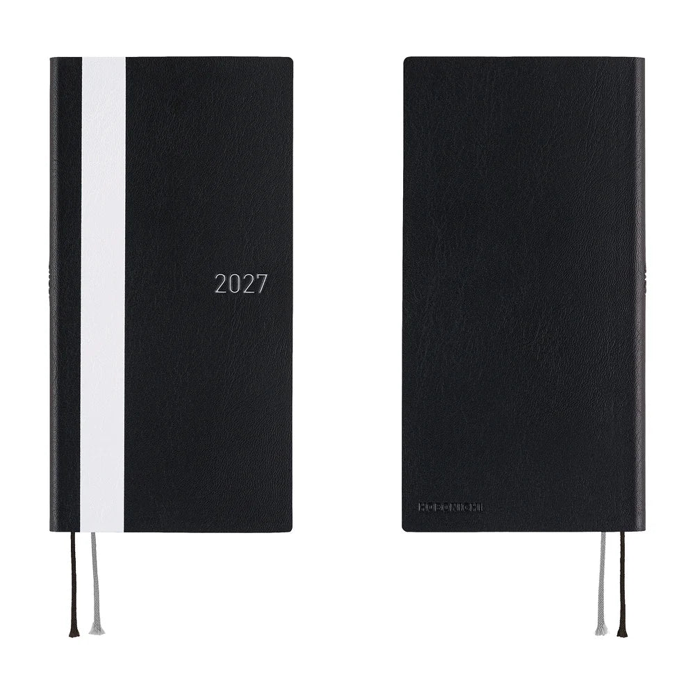 Hobonichi 2027 Planner / Weeks Black White Line