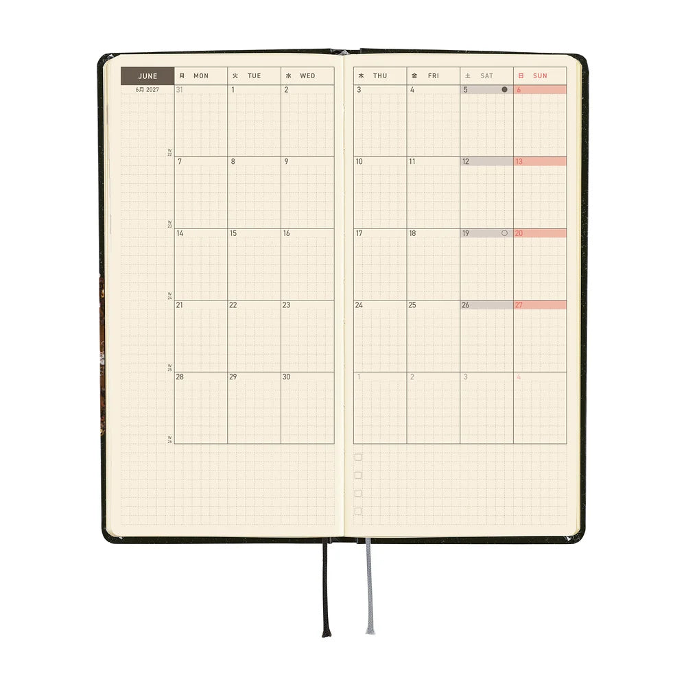 Hobonichi 2027 Planner / Weeks Starlight by tanakadaisuke