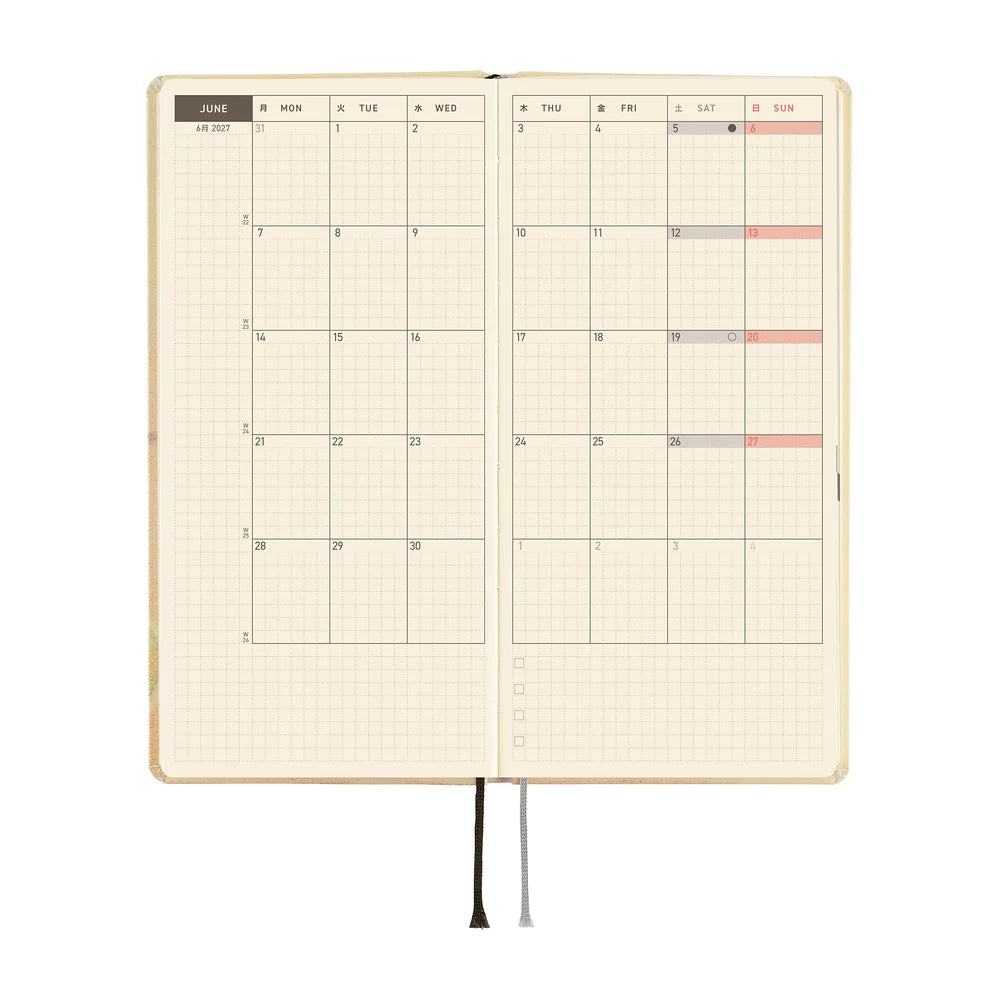 Hobonichi 2027 Planner / Weeks / Once, in Spring Akiko Miyakoshi