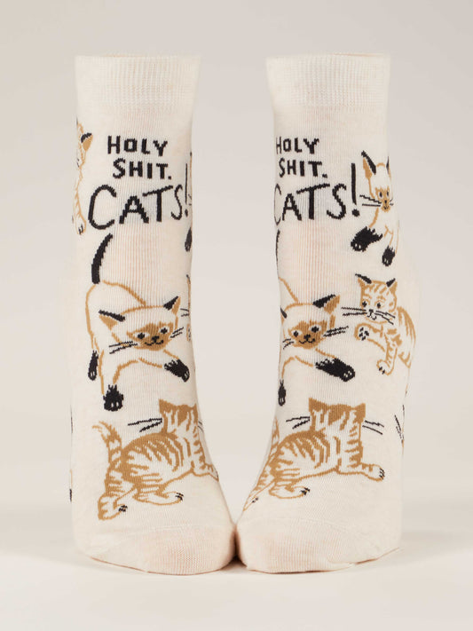Holy Shit. Cats! W-Ankle Socks