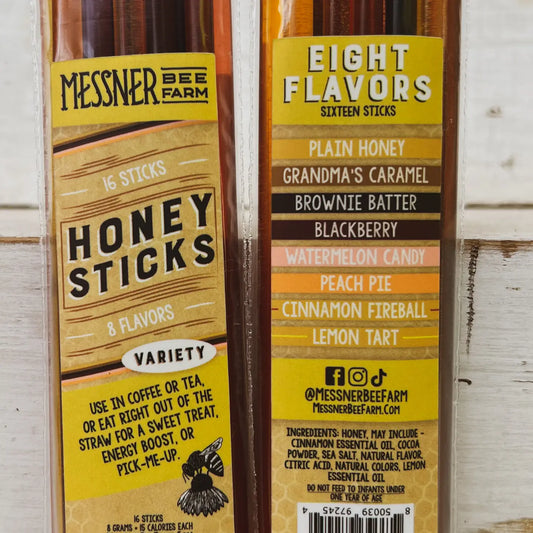 Honey Sticks Variety Pack - Pack of 16